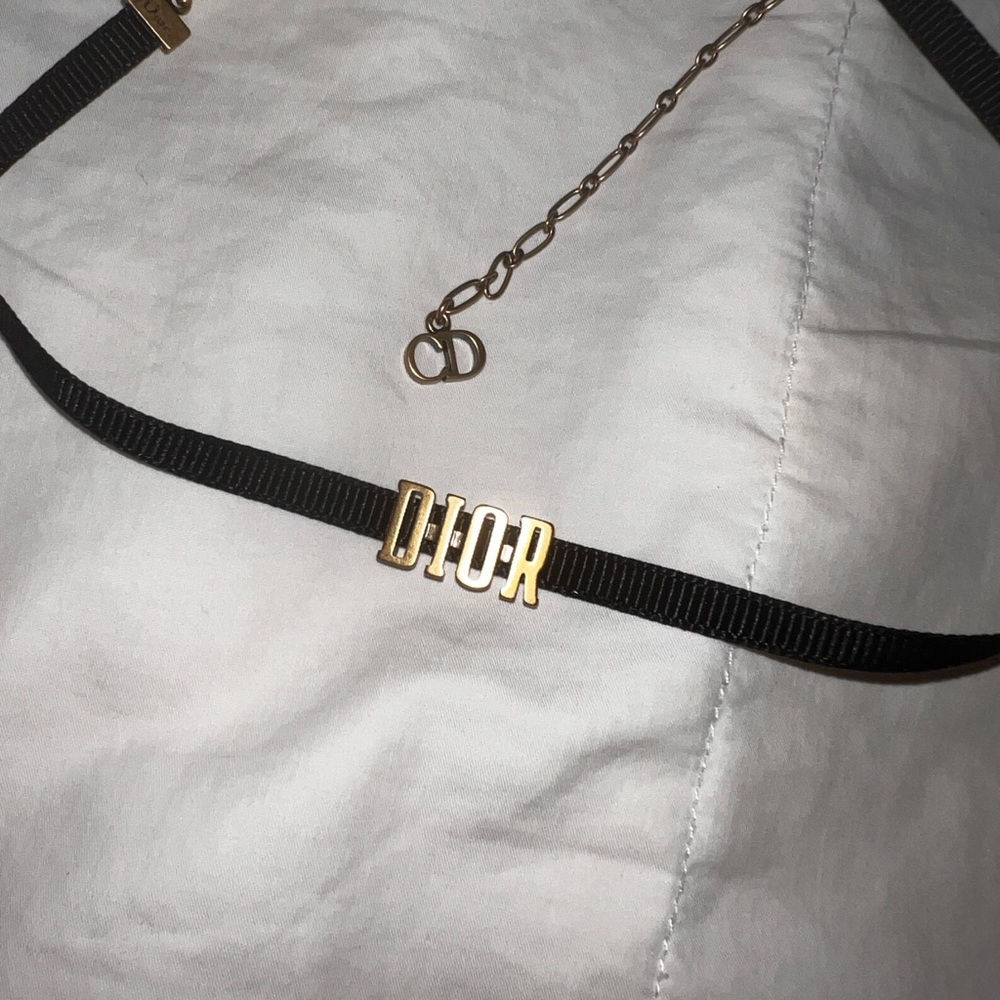Authentic Christian Dior J’Adior Choker Necklace